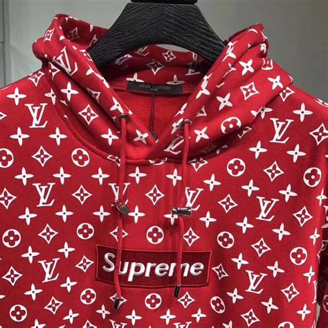 fake supreme lv hoodie|supreme louis vuitton hoodie material.